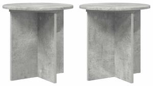 Stojak na rośliny 2 pcs Betonowy szary 40 x 40 x 40 cm