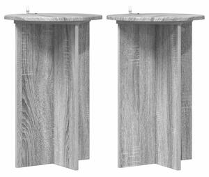 Stojak na rośliny 2 pcs Szary Sonoma Ø40 x 60 cm