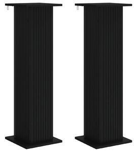 Stojak na rośliny 2 pcs Czarny 30,5 x 30 x 100,5 cm