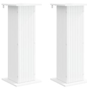 Stojak na rośliny 2 pcs Biały 30,5 x 30 x 80,5 cm