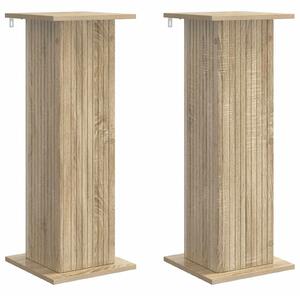 Stojak na rośliny 2 pcs dąb Sonoma 30,5 x 30 x 80,5 cm