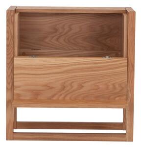 Barek z drewna dębowego w naturalnym kolorze 59x60 cm Woodman NewEst
