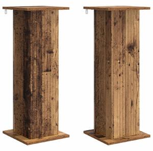 Stojak na rośliny 2 pcs Stare drewno 30,5 x 30 x 80,5 cm