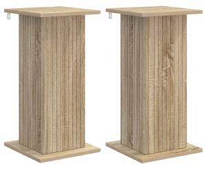 Stojak na rośliny 2 pcs dąb Sonoma 30,5 x 30 x 60,5 cm