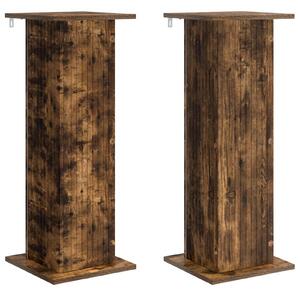 Stojak na rośliny 2 pcs Dąb wędzony 30,5 x 30 x 80,5 cm