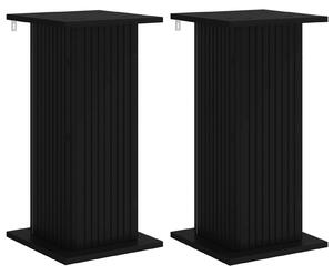Stojak na rośliny 2 pcs Czarny 30,5 x 30 x 60,5 cm
