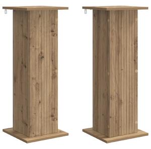 Stojak na rośliny 2 pcs Dąb artisan 30,5 x 30 x 80,5 cm