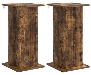 Stojak na rośliny 2 pcs Dąb wędzony 30,5 x 30 x 60,5 cm