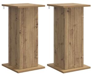 Stojak na rośliny 2 pcs Dąb artisan 30,5 x 30 x 60,5 cm