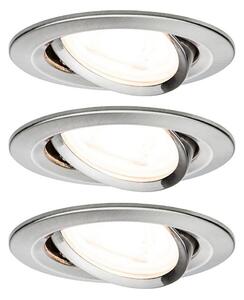 Paulmann Paulmann 93652 - ZESTAW 3x LED GU10/6,1W IP23 Łazienkowa oprawa wpuszczana 230V W4455