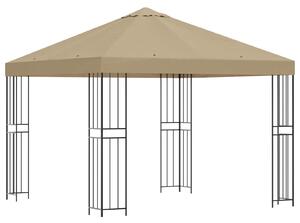 Altana 3 x 3 m Beżowy Poliester i Stal 190 gsm