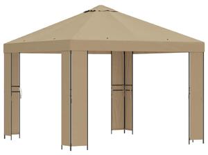 Altana 3 x 3 m Beżowy Poliester i Stal 190 gsm