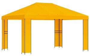Altana 4 × 3 m żółty Poliester i Stal 190 gsm