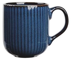Altom Kubek porcelanowy Reactive Stripes niebieski, 400 ml