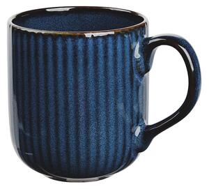 Altom Kubek porcelanowy Reactive Stripes niebieski, 400 ml