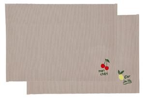 Bawełniane maty stołowe zestaw 2 szt. 33x48 cm Bistro – Södahl