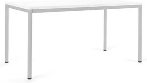 Biurko Nobe szaro/biaÅe 150x80