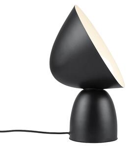 Lampa stołowa Hello - DFTP, czarna, szklany klosz