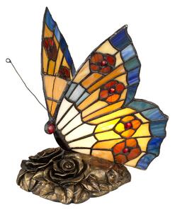 Lampa dekoracyjna Tiffany - w kształcie motyla