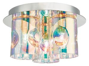 Lampa sufitowa INTER 3 - irydyzowane szkło