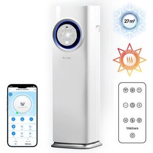 Klimatyzator WEBBER AC-H025A2H 3 Tryby pracy Oscylacja Tryb Nocny Wentylacja Wi-Fi