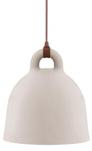Kremowa lampa wisząca Bell M - skandynawska