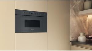 Kuchenka mikrofalowa WHIRLPOOL WMN14BSG 750W Årednica 25 cm pojemnoÅÄ 22L Grill Szary