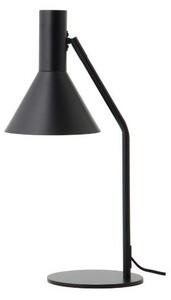 Czarna lampa biurkowa Lyss - nowoczesna