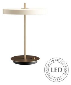 Lampa stołowa Asteria - LED, perłowa biel