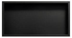 Półka łazienkowa wnękowa HYDROSAN IGA-BL-60X30X7 Czarny mat 60x30x7 cm