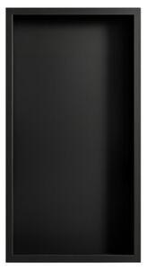 Półka łazienkowa wnękowa HYDROSAN IGA-BL-60X30X7 Czarny mat 60x30x7 cm