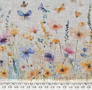 Firana gotowa EUROFIRANY Rozalie 150 x 60 cm BiaÅy