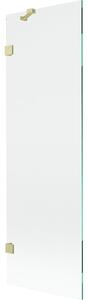 Mexen Lunar parawan nawannowy 1-skrzydłowy 60 x 150 cm, transparent, złoty szczotkowany - 897-060-000-55-00