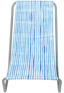 Leżak ENEROCAMP Blue Lines 1047454 Błękitno-granatowo-biały