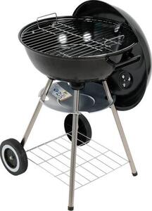 Grill ogrodowy węglowy LUND 99906 Zamykany, okrągły, na kółkach, z pokrowcem