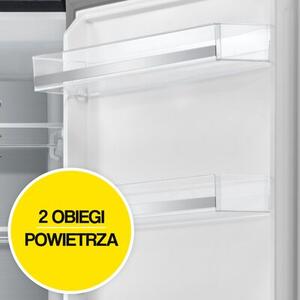 Lodówka BERG BRGCZ338E No frost 185.8cm Czarna