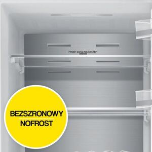 Lodówka BERG BRGCZ338E No frost 185.8cm Czarna
