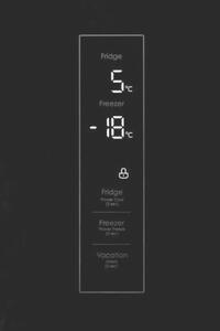 Lodówka BERG BRGCZ338E No frost 185.8cm Czarna