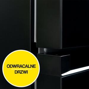 Lodówka BERG BRGCZ338E No frost 185.8cm Czarna