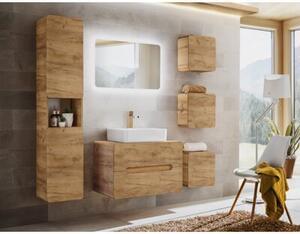 Szafka pod umywalkę nablatową ARUBA CRAFT 829 80cm dąb craft