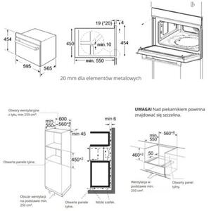 Piekarnik XBERG BGOVM16B Elektryczny z mikrofalÄ Czarny