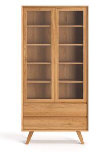 Witryna drewniana Quatro Buk 100 cm