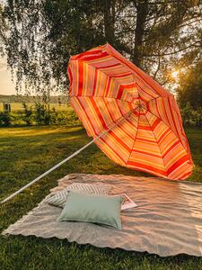 Czerwono-pomarańczowy parasol SUNBEAM 180 cm