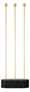 AYTM - Grasil Floor Świecznik L27xW9xH82 Black/Gold