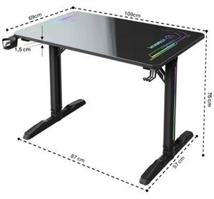 Biurko gamingowe ULTRADESK Freeze V2