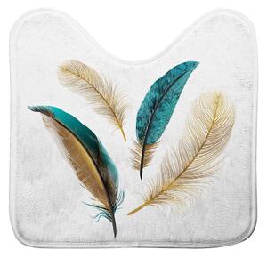 Biały dywanik łazienkowy do WC 45x45 cm Plumiss – douceur d'intérieur