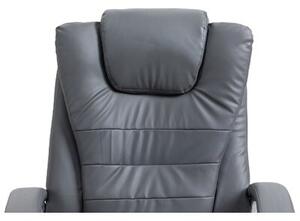 Fotel ACTIVEJET YK7304 Szary Podgrzewany z masażem