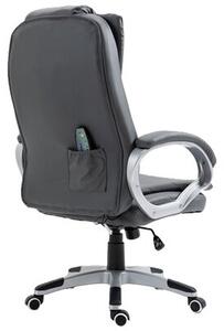 Fotel ACTIVEJET YK7304 Szary Podgrzewany z masażem