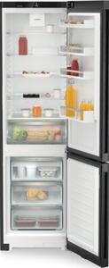 Lodówka LIEBHERR Pure KGNbdc 2063 No Frost 201.5cm Czarna stal