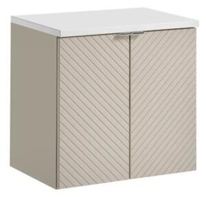 Szafka pod umywalkę VIVA CASHMERE 2D 60cm kaszmirowy mat